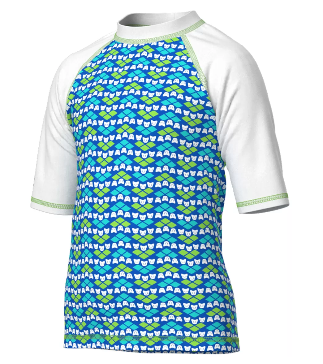 Arena Kids' Friends Short Sleeve Rashguard (Toddler, Little Kid)