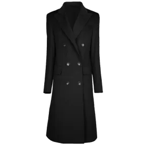 Black Wool Vergine Jackets & Coat