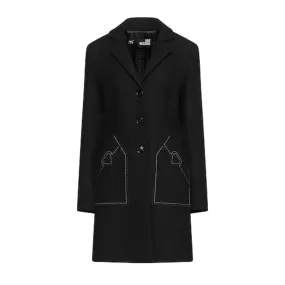 Black Wool Women Coat