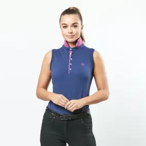 Dublin Sally Sleeveless Classic Pique Polo