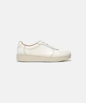 FitFlop Rally Leather Panel Sneakers White