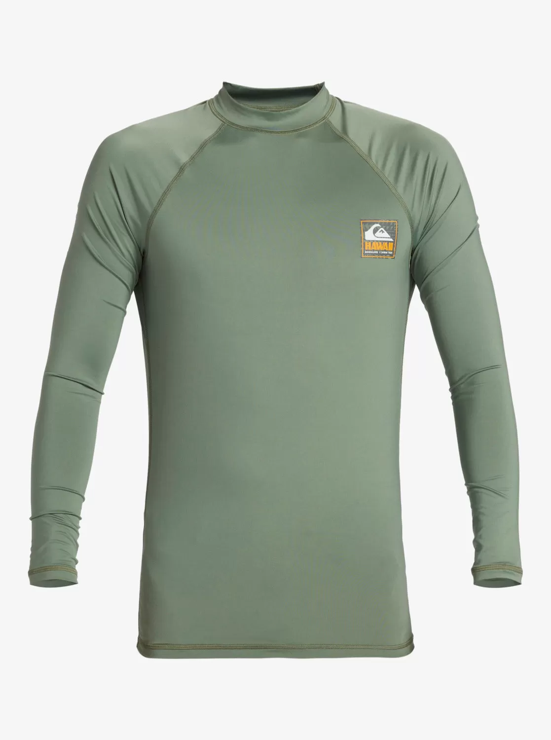 Hawaii Badge UPF 50 Long Sleeve Rashguard - Sea Spray