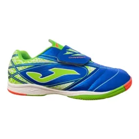 Joma indoor soccer shoe for boys Champion 605 CHAJW.605.IN light blue-green