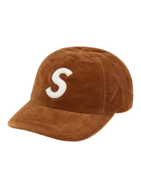 Supreme Velvet S Logo 6-Panel Cap Tan [FW20]